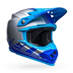 Bell Moto-9 MIPS Louver MX Helmet - Grey/Blue