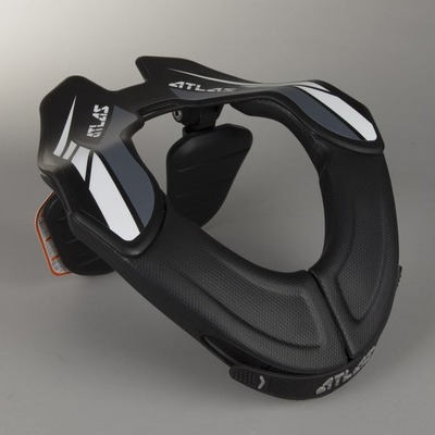 Atlas Broll Youth MX Neck Protector - Black/Grey