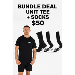UNIT Tee &amp; Sock Bundle Deal