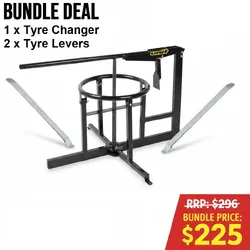 Unit Tyre Changer + 2 Tyre Levers