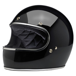Biltwell Gringo Ece Motorbike Helmet - Gloss Black