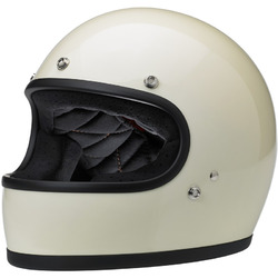 Biltwell Gringo Ece Motorbike Helmet - Vintage White