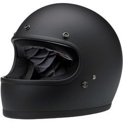 Biltwell Gringo Ece Motorbike Helmet - Flat Black
