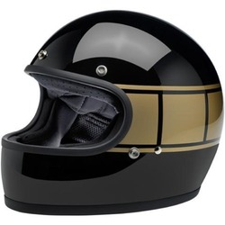 Biltwell Gringo Ece Motorbike Helmet - Holeshot Gloss Black