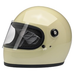 Biltwell Gringo S Ece Motorbike Helmet - Vintage White