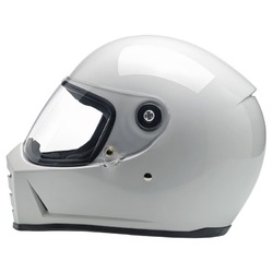 Biltwell Lane Splitter Ece Motorbike Helmet - Gloss White