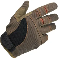Biltwell Moto Motorcycle Gloves - Brown/Orange