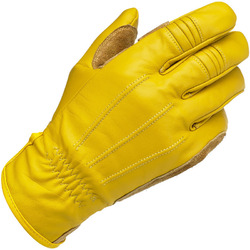 Biltwell Work Leather Motorcycle Gloves - Gold