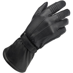 Biltwell Gauntlet Leather Motorcycle Gloves - Black