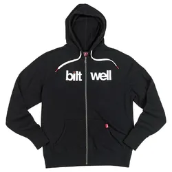 Biltwell Helvetica Thin Hooded Fleece - Black