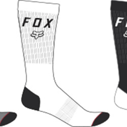 Fox Legacy Moth Crew Sock 5-Pack - White/Black - S-M