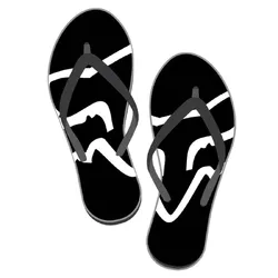 Fox Moth Thong - Black/White