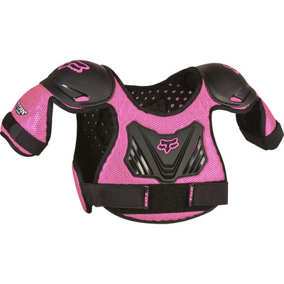Fox Peewee Titan Roost Deflector MX Protection  - Black/Pink