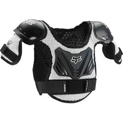 Fox Peewee Titan Roost Deflector MX Protection  - Black/Silver