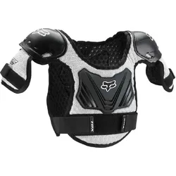 Fox Peewee Titan Roost Deflector MX Protection - Black/Silver