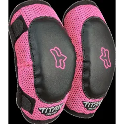 Fox Peewee Titan Elbow Guard Kids - Black/Pink