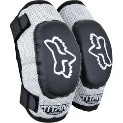 Fox Peewee Titan Elbow Guard S/M Youth - Black/Silver