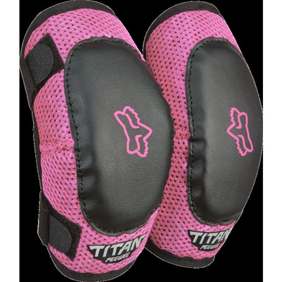 Fox Kids Titan Elbow MX Guard - Black/Pink