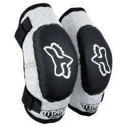 Fox Kids Titan Elbow MX Guard - Black/Silver