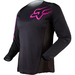 Fox Womens Blackout MX Jersey  - Black/Pink
