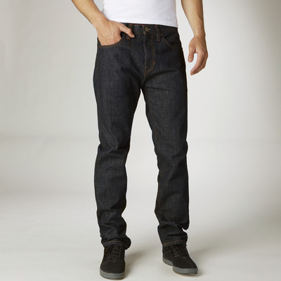 Fox Mens Jeans Throttle - Rinse Wash Blue
