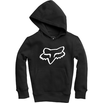 Fox Youth Legacy Hooded Fleece - Black