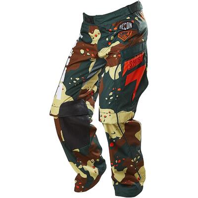 Shift MX Pants Recon Camo Green - Size 40