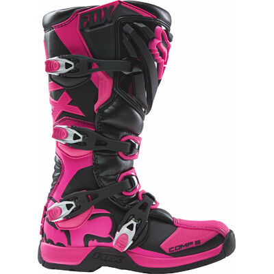 Fox Comp 5 Youth MX Boots - Pink