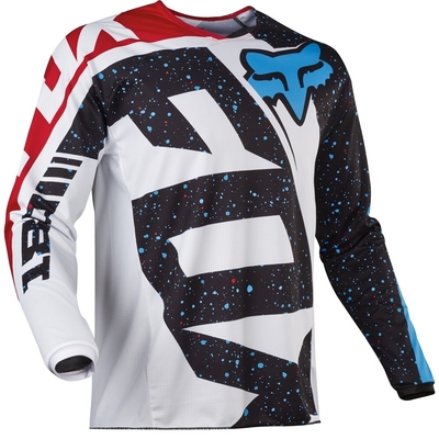 Fox Youth 180 NIRV MX Jersey - White/Red