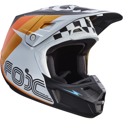 Fox V2 ROHR MX Helmet - White (HOT BUY)