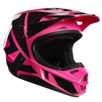 Fox V1 Youth RACE MX Helmet - Pink - Large