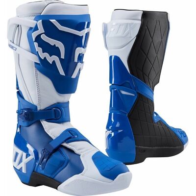 Fox 180 MX Boots - Blue/White