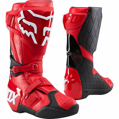 Fox 180 MX Boots - Red/White