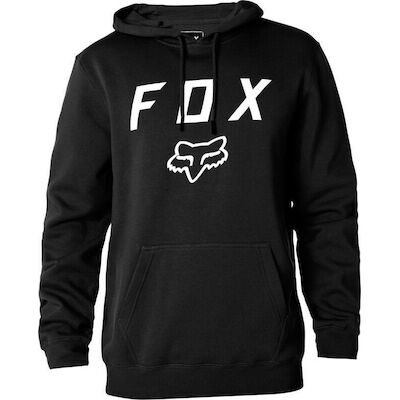 Fox Legacy Moth Hoodie Fleece Jumper - Black