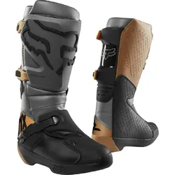 Fox Comp MX Boots - Black/Stone