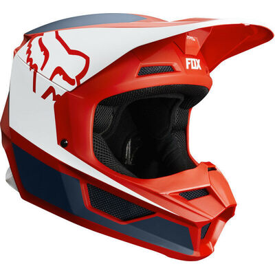 Fox V1 PRZM MX Helmet - Navy/Red