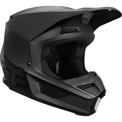 Fox V1 MX Helmet - Matte Black 