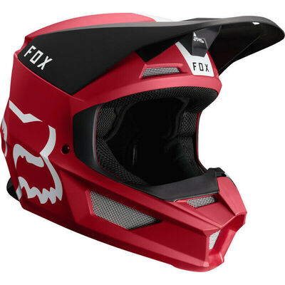 Fox V1 MATA MX Helmet - Cardinal Red