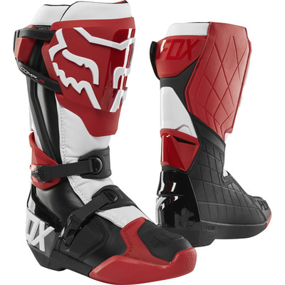 Fox Comp R MX Boots - Red/Black/White