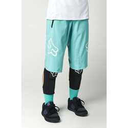 Fox Womens Defend Shorts - Teal (HOT BUY)