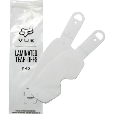 Fox Vue Laminated Tear Offs - Clr