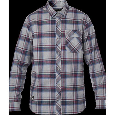 Fox Gamut Stretch Flannel - Heather Graphite