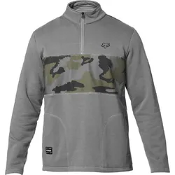 Fox Heathen Zip Hooded Fleece - Grey Camo (HOT BUY)