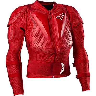 Fox Titan Sport Jacket MX Body Armour - Red