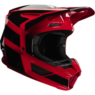 Fox Youth V2 Hayl MX Helmet ECE - Red