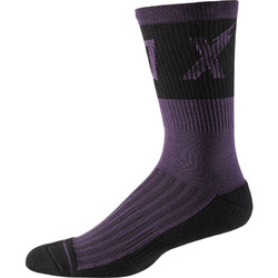 Fox 8 Trail Cushion Sock Wurd - Dark Purple (HOT BUY)