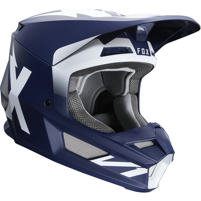 Fox V1 Werd ECE MX Helmet - Navy