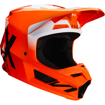 Fox V1 Werd ECE MX Helmet - Fluro Orange