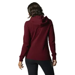 Fox Womens Break Check Zip Fleece - Cranberry
