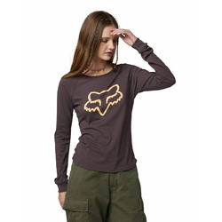 Fox Boundary Long Sleeve Top Womens - Purple - M